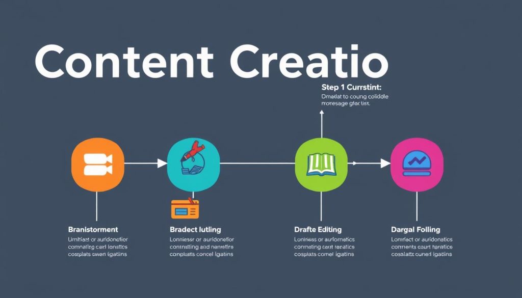 Content creation steps