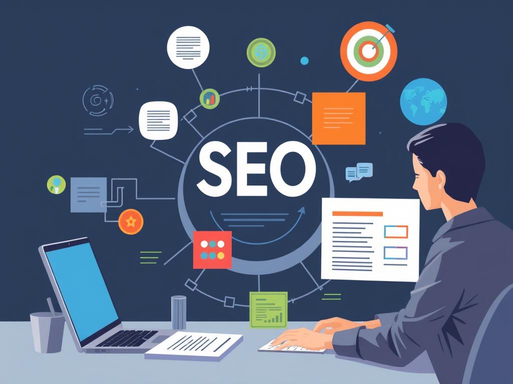 Advanced SEO techniques being implemented by professionals