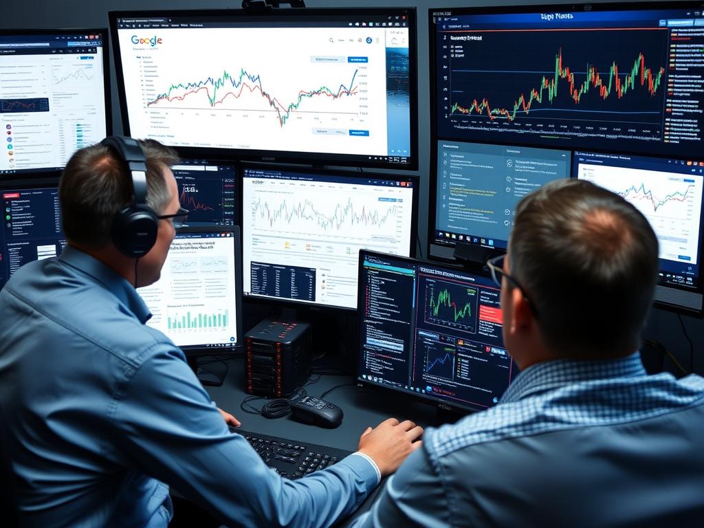 SEO professional monitoring Google algorithm updates